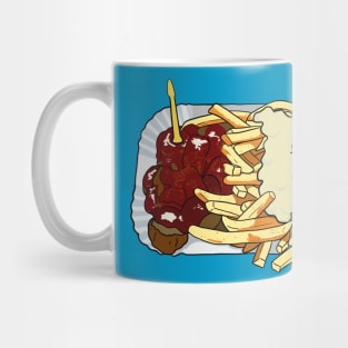 Currywurst mit Pommes Mug